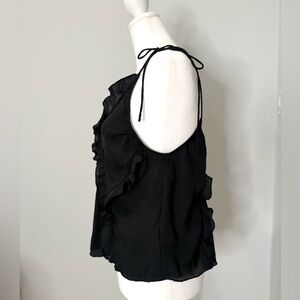 Free People - Black Ruffle Camisole
